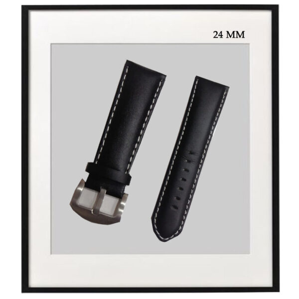 CR 24MM SİYAH DÜZ KORDON