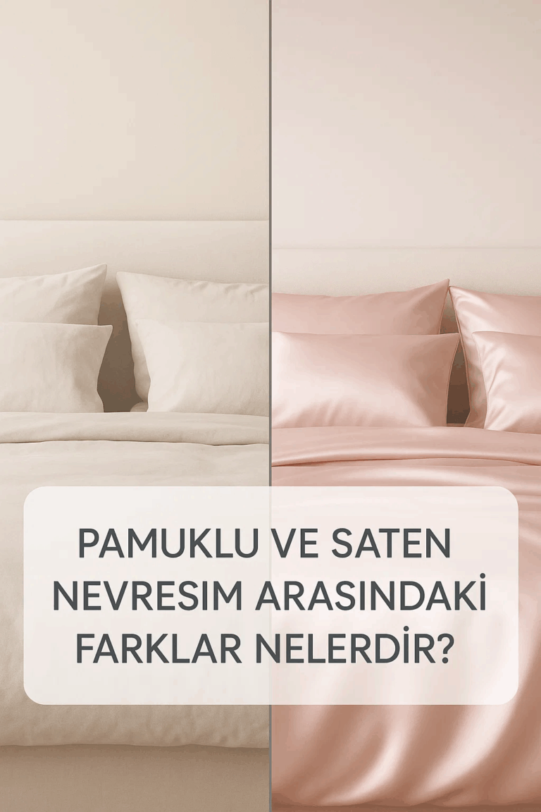Pamuklu ve Saten Nevresim Arasındaki Farklar Nelerdir?