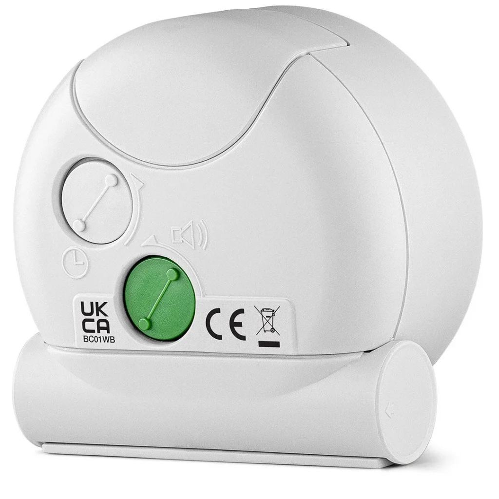 BRAUN BC01WB BEYAZ-SİYAH KLASiK ANALOG ALARMLI MASA SAATİ