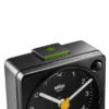 BRAUN BC02XB SİYAH KLASİK SEYAHAT ANALAOG ALARMLI MASA SAATİ