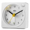 BRAUN BC02XW BEYAZ KLASİK SEYAHAT ANALAOG ALARMLI MASA SAATİ