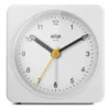 BRAUN BC03W BEYAZ KLASİK SEYAHAT ANALAOG ALARMLI MASA SAATİ