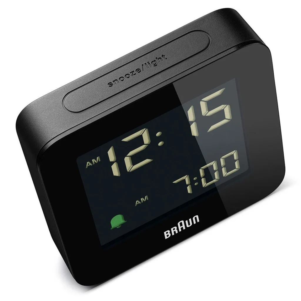 BRAUN BC09B SİYAH DİJİTAL ALARMLI MASA SAATİ