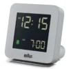BRAUN BC09G GRİ DİJİTAL ALARMLI MASA SAATİ