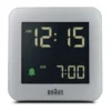 BRAUN BC09G GRİ DİJİTAL ALARMLI MASA SAATİ