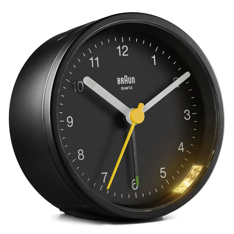 BRAUN BC12B SİYAH KLASİK ANALOG ALARMLI MASA SAATİ BRAUN BC12B SİYAH KLASİK ANALOG ALARMLI MASA SAATİ