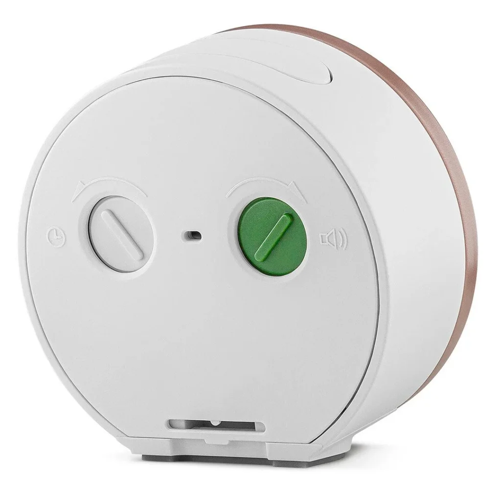 BRAUN BC12PW PEMBE-BEYAZ KLASİK ANALOG ALARMLI MASA SAATİ