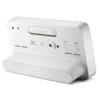 BRAUN BC13WP BEYAZ DİJİTAL HAVA DURUMU ALARMLI MASA SAATİ