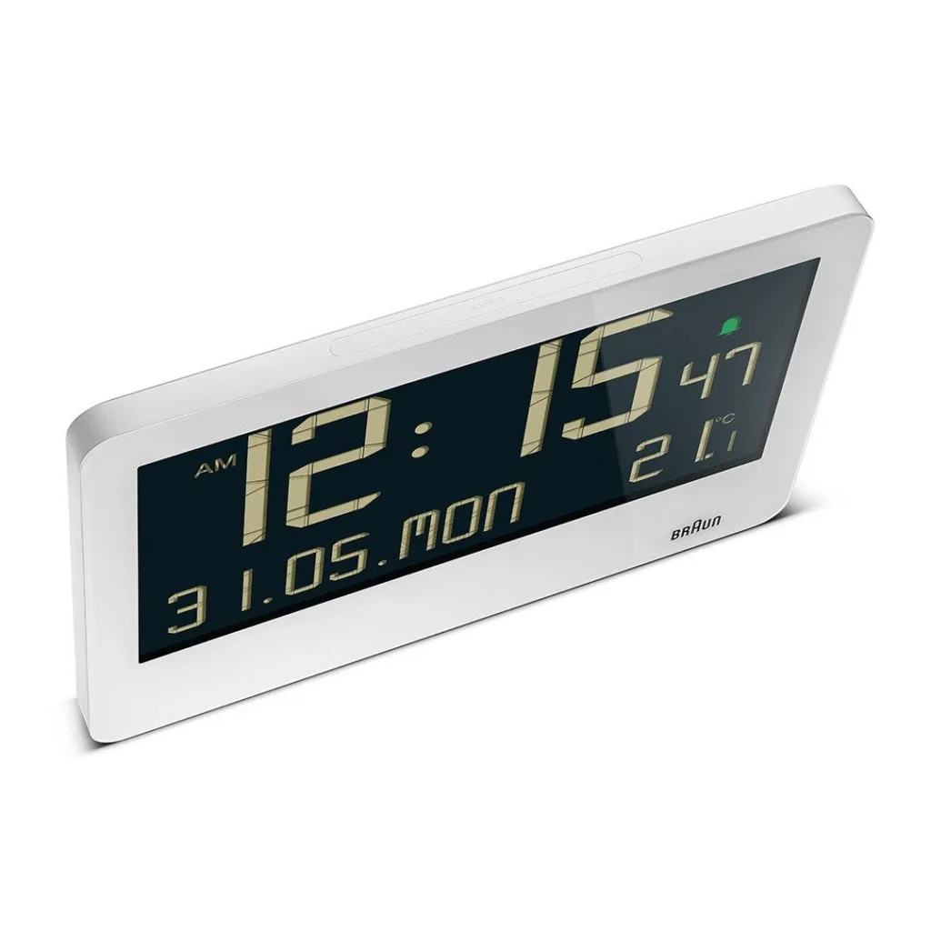 BRAUN BC14W BEYAZ DİJİTAL DUVAR SAATİ
