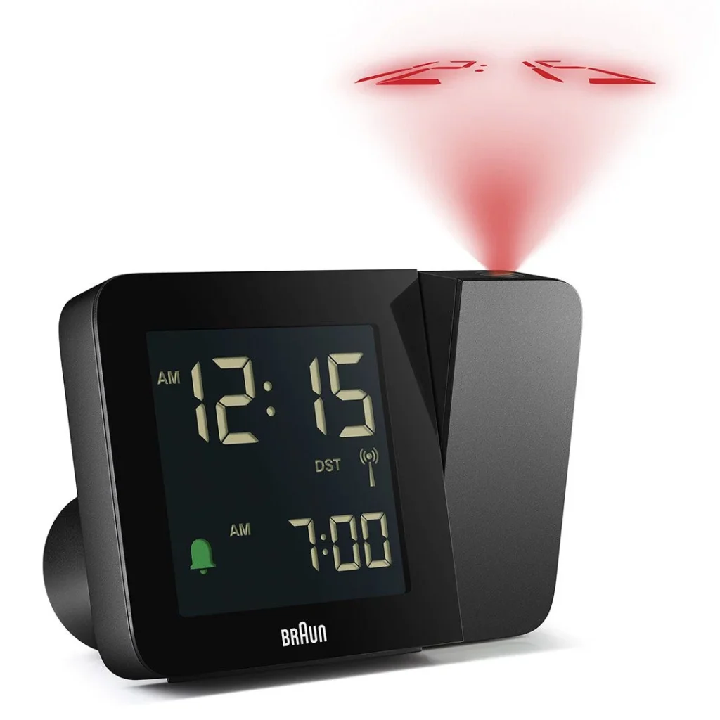 BRAUN BC15B-DCF DİJİTAL PROJEKSİYON ALARMLI MASA SAATİ