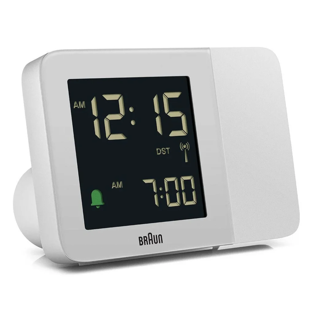 BRAUN BC15W-DCF DİJİTAL PROJEKSİYON ALARMLI MASA SAATİ