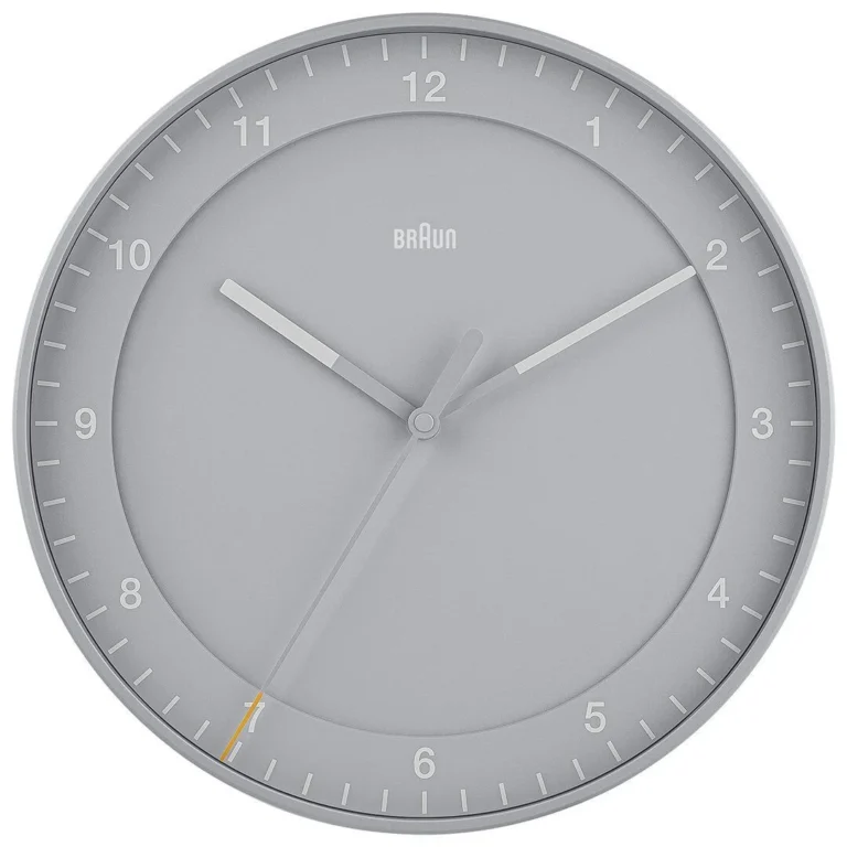 BRAUN BC17G GRİ DUVAR SAATİ