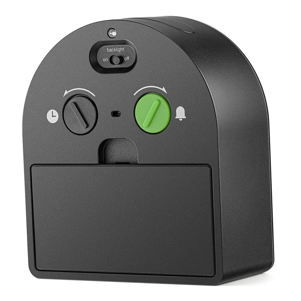 BRAUN BC22B SİYAH KLASİK ANALOG ALARMLI MASA SAATİ