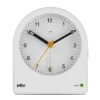 BRAUN BC22W BEYAZ KLASİK ANALOG ALARMLI MASA SAATİ