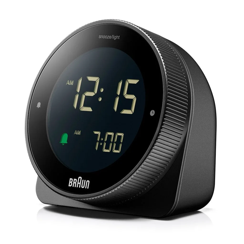 BRAUN BC24B SİYAH DOKUNMATİK EKRANLI DİJİTAL ALARMLI MASA SAATi