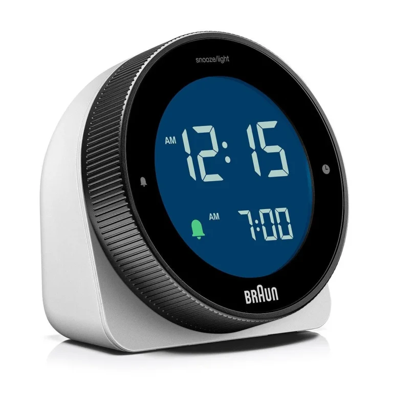BRAUN BC24W BEYAZ DOKUNMATİK EKRANLI DİJİTAL ALARMLI MASA SAATi BRAUN BC24W BEYAZ DOKUNMATİK EKRANLI DİJİTAL ALARMLI MASA SAATi