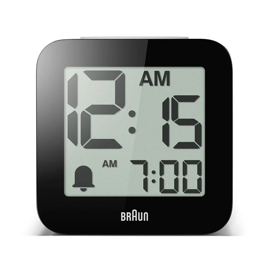 BRAUN BC25WP BEYAZ TIME SPEAKING DİJİTAL ALARMLI MASA SAATi