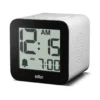 BRAUN BC25WP BEYAZ TIME SPEAKING DİJİTAL ALARMLI MASA SAATi
