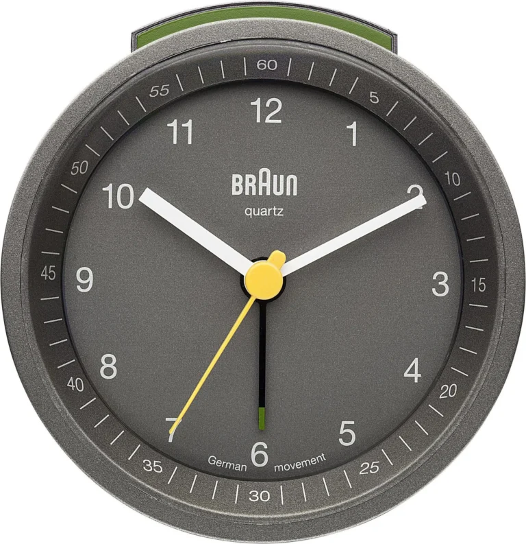 BRAUN BNC007GYGY ALARMLI MASA SAATİ IŞIKLI GRİ