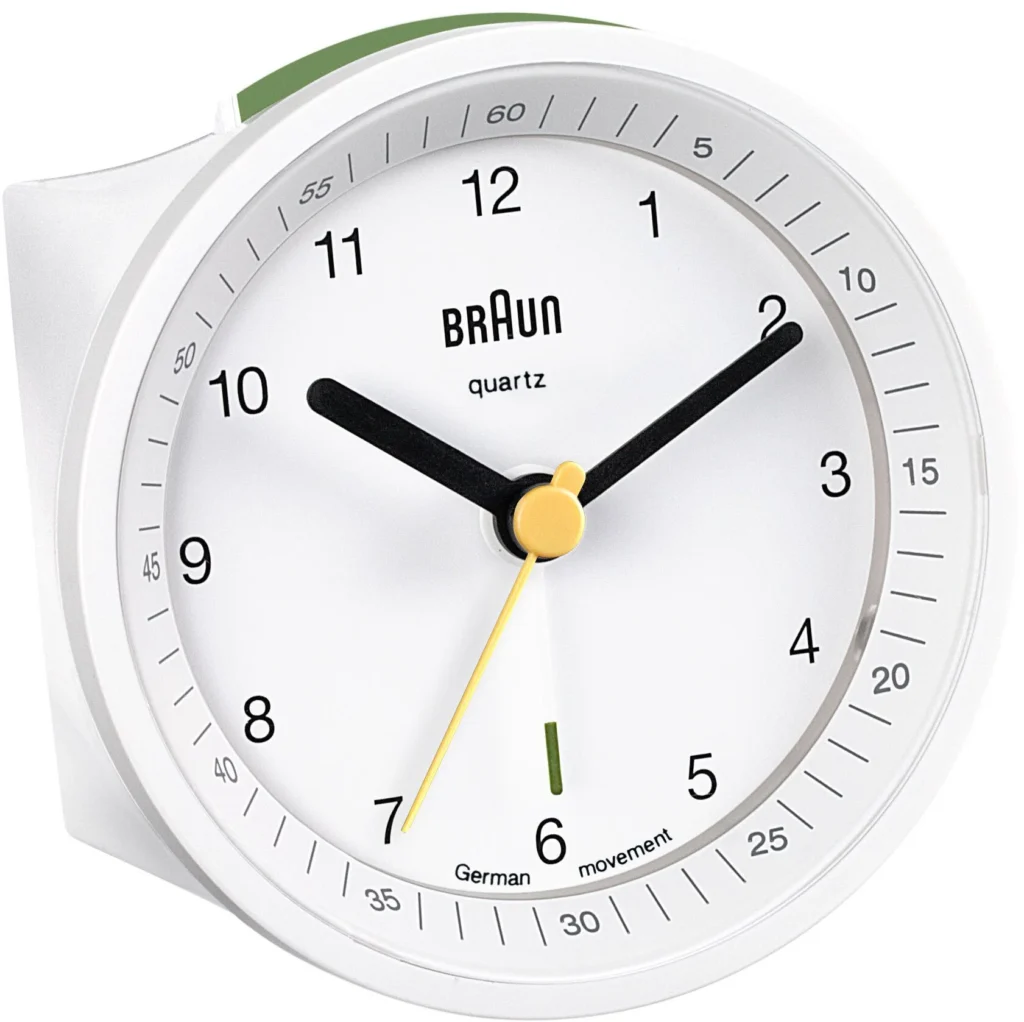 BRAUN BNC007WHWH ALARMLI MASA SAATİ IŞIKLI BEYAZ