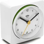 BRAUN BNC011WHWH ALARMLI MASA SAATİ BEYAZ KARE