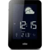 BRAUN BNC013BK-RC HAVA İSTASYONLU MASA SAATİ SİYAH