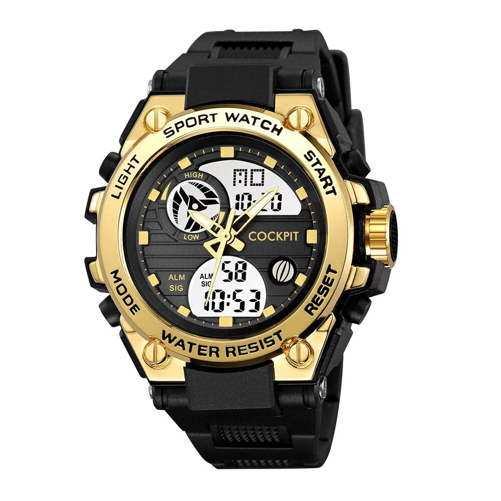 COCKPIT CK-2360BKG ERKEK KOL SAATİ