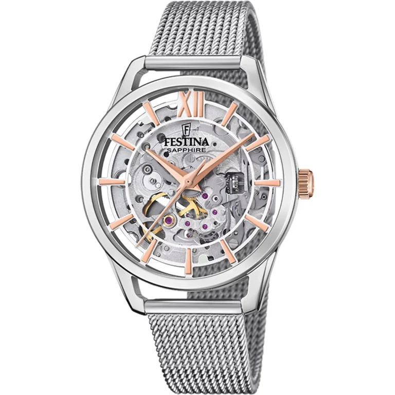 FESTINA F20627/1 AUTOMATIC SKELETON SAPPHIRE KADIN KOL SAATİ