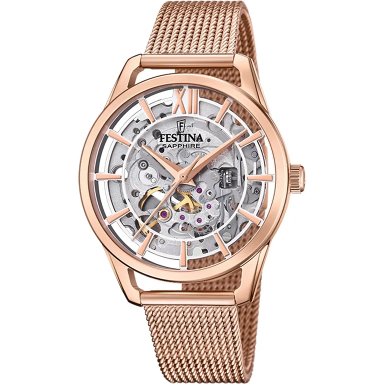 FESTINA F20628/2 AUTOMATIC SKELETON SAPPHIRE KADIN KOL SAATİ
