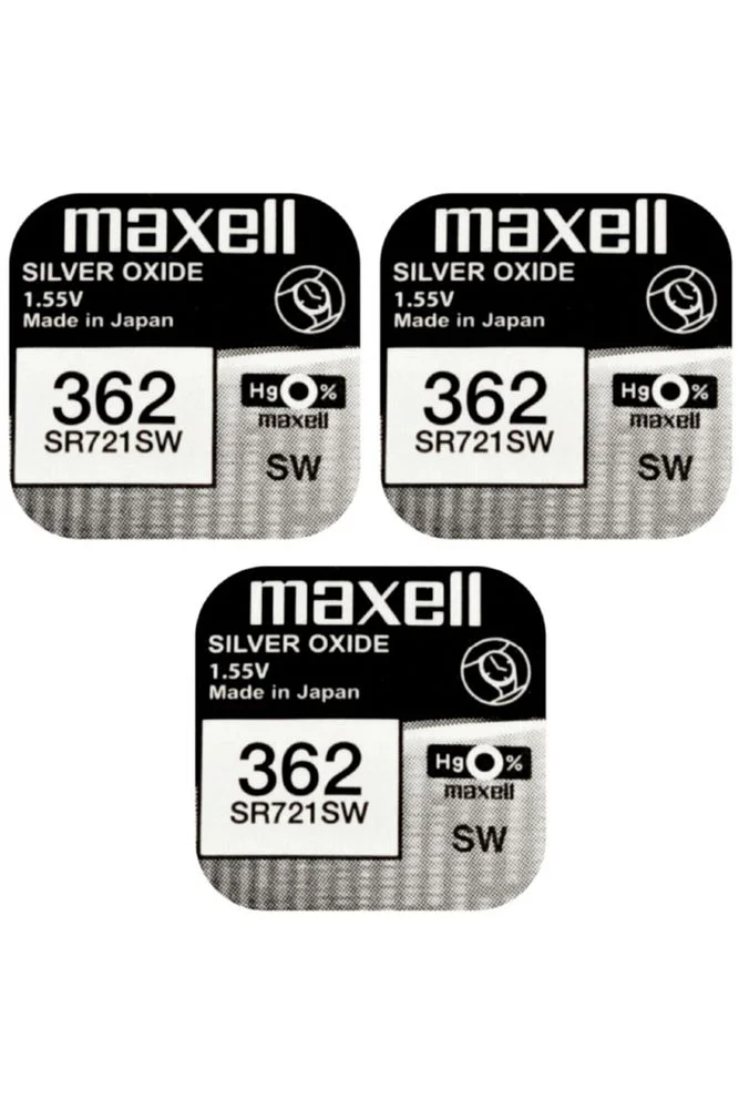 MAXELL 362 SR721SW 1.55v Saat Pili 3 Adet