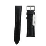 ZEDRA 22x18MM SİYAH/SİYAH DERİ KORDON