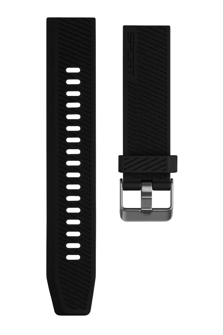 ZEDRA CK-638 20 MM SİYAH SİLİKON KORDON