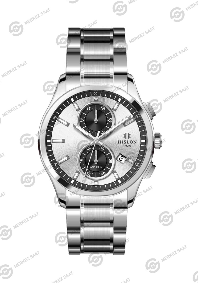 Hislon DT158S-02SB Erkek Date Kol Saati