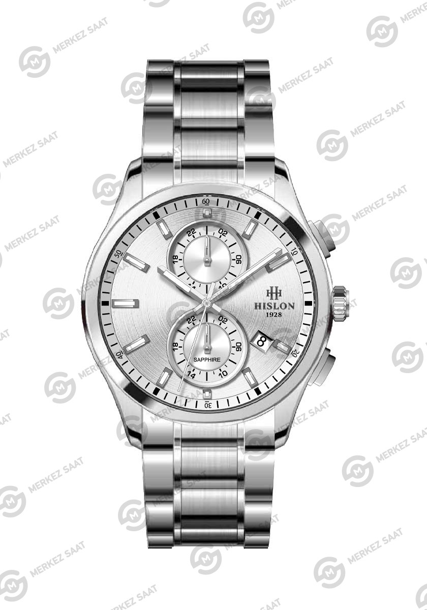 Hislon DT158S-02SS Erkek Date Kol Saati