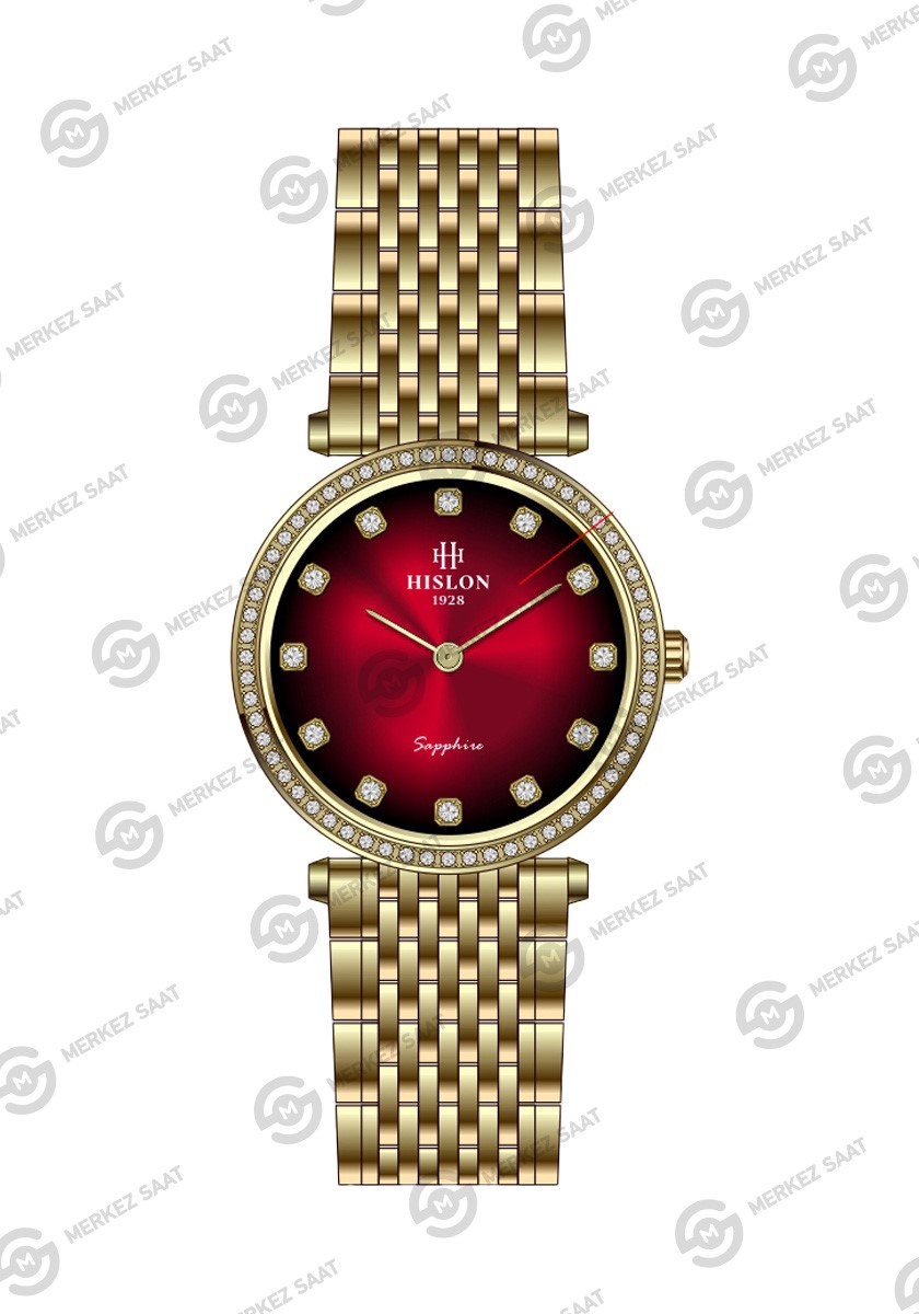 Hislon QL119G-14SGS Kadın Classi̇c Queen Kol Saati