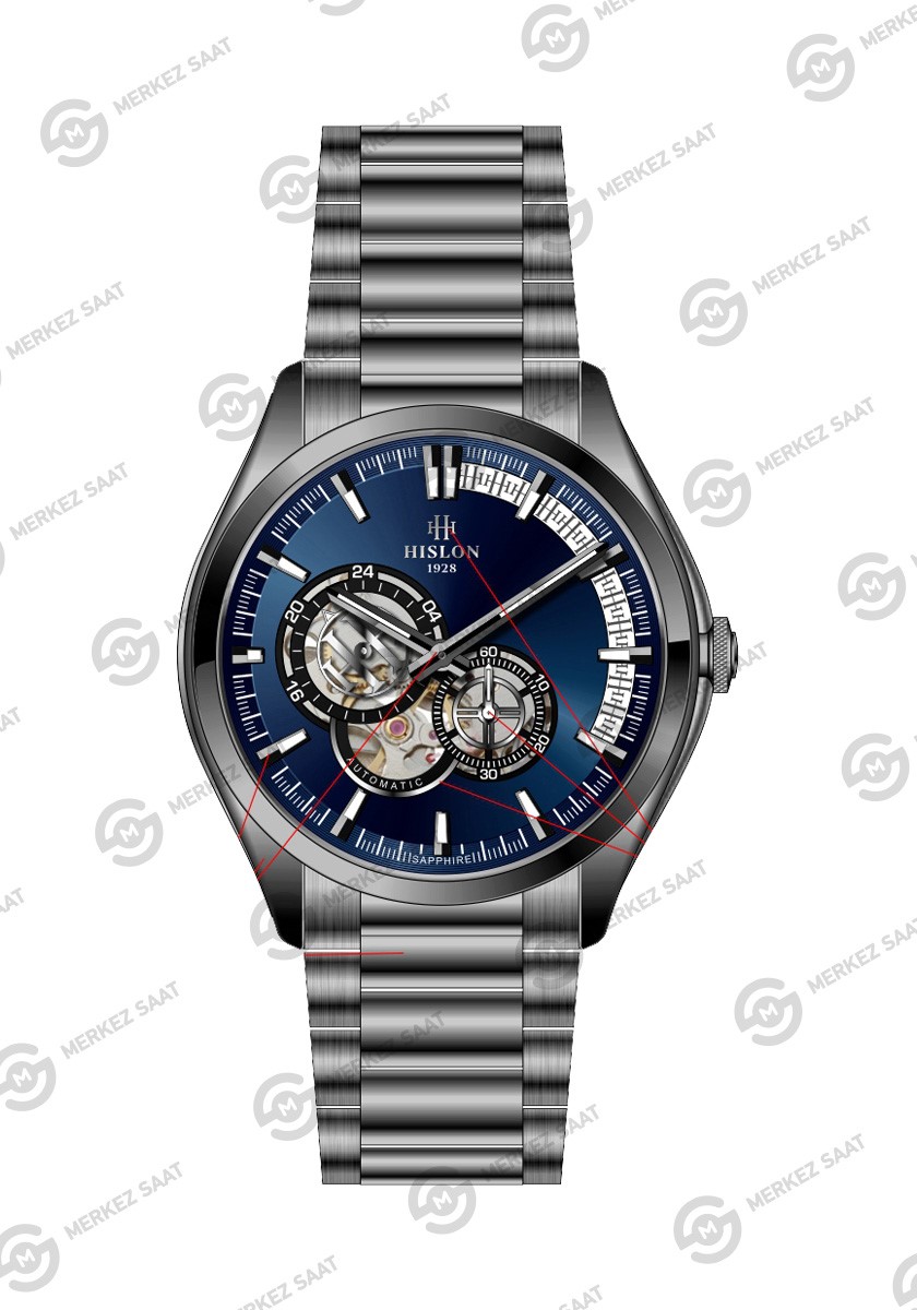 Hislon SD152N-11SN Erkek Soli̇d Kol Saati