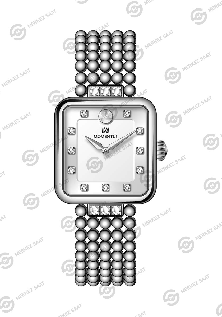 Momentus SS394S-02SS Kadın Shi̇ny Kol Saati