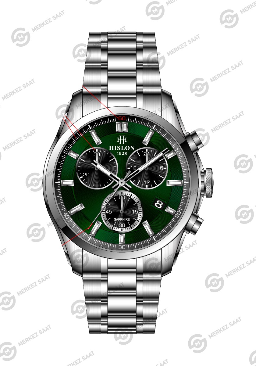 HISLON MS207S-15SS ERKEK MASTERWORK KOL SAATİ