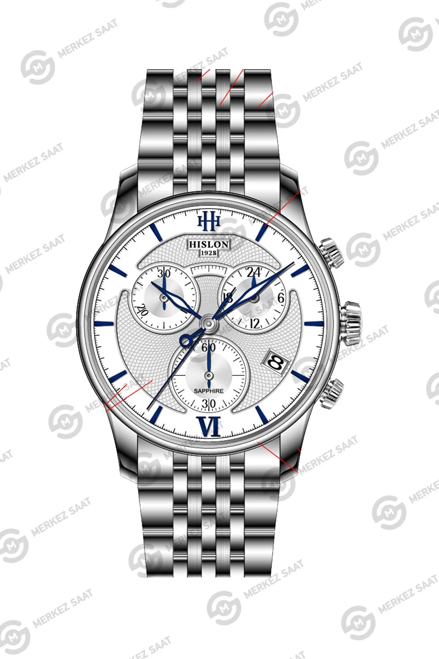 HISLON MS228S-02SS ERKEK KOL SAATİ
